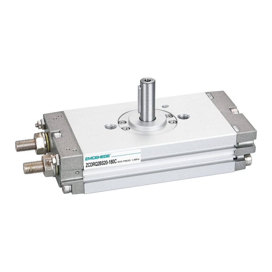 薄型齿轮齿条式旋转摆动气缸